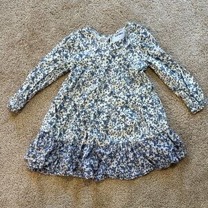 Old Navy Boho Floral Blue and White Kids Dress